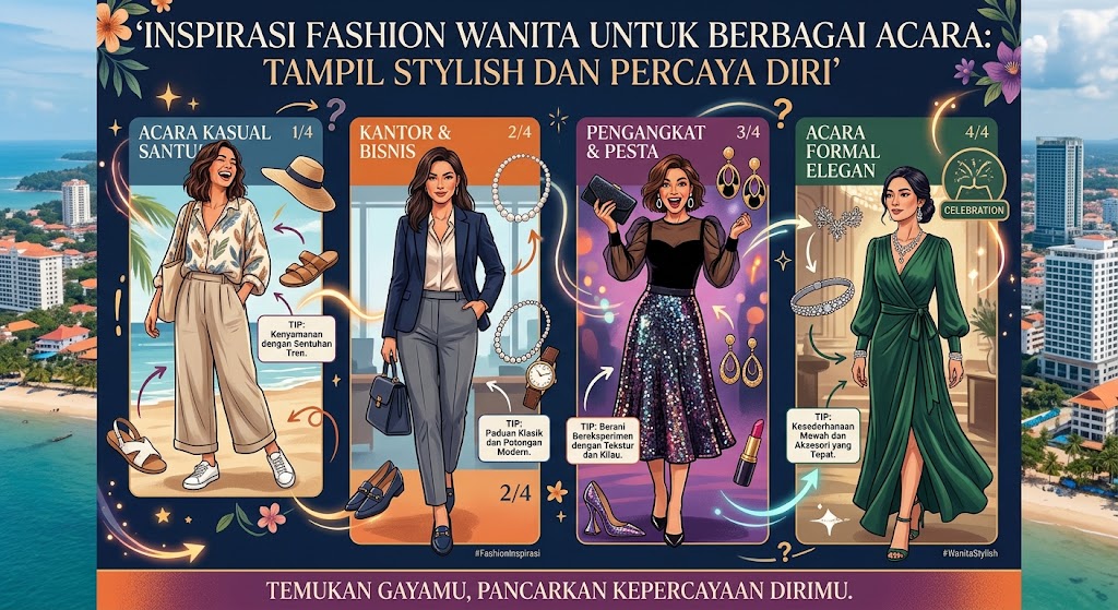Fashion Wanita untuk Berbagai Acara